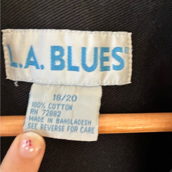 100% Cotton Vintage Black Button-Front Chore Jacket - Picture 2 of 5